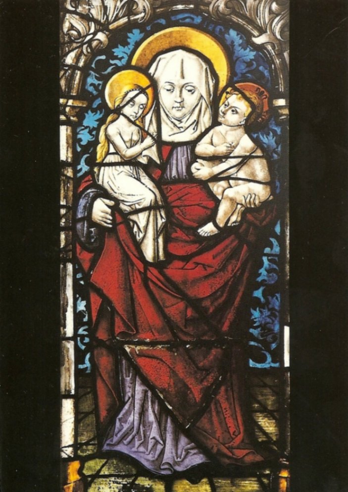 Petite Marie, sainte Anne et l’Enfant Jésus